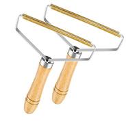 Cepillo Manual Anti Pelo Juego de 2, afeitadoras antibulos, removedor portátil para Abrigo Tejido suéter Alfombra Cortinas sofá