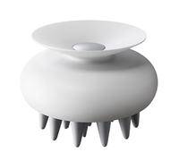 Cepillo masajeador de cuero cabelludo, limpiador ergonómico de cabeza, herramienta de masaje con grande, estimulador del cuero cabelludo seco y húmedo, cepillo de cuidado para relajación, baño