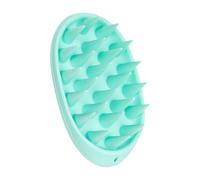 Cepillo masajeador de cuero cabelludo para el cabello, cepillos de ducha de silicona ovalada para un lavado eficaz y estimulación del cuero cabelludo, cerdas de silicona suave