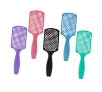 Cepillo Masajeador para Cabello Rizado 5 Piezas Peine Desenredante Ergonómico Color Aleatorio para Mujeres Suave y