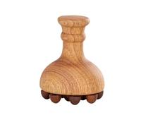Cepillo meridiano de haya, cepillo corporal de masaje de madera, cepillo muscular de dragado de madera, multifunción, herramienta para aliviar la fatiga (M)