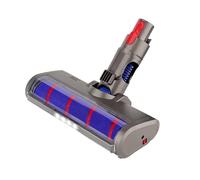 Cepillo Motorizado Compatible para Dyson V7 V8 V10 V11, Cepillo Eléctrico Turbo a Rodillo,Cabeza de Limpieza de Rodillo Suave Eléctrico para Parquet Baldosas con Luz del Automatically