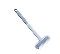 Cepillo multifuncional ajustable para el pelo de mascotas, acción de limpieza bidireccional, diseño de mango extendido para sofá, alfombra, interior de coche, PP de mango largo