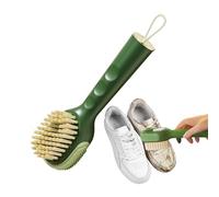 Cepillo multifuncional de cerdas , cepillo para el cuidado de botas con dispensador de jabón, para lona, cuero, tejer, botas, calzado, lavandería, hogar, al aire libre, diario