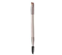 Cepillo multifuncional para cejas, bobinas para cejas, moldeador de pestañas, peine de pestañas de 2 cabezas, cepillo de doble cabeza, cepillo de cerdas suaves en ángulo para cejas y cepillo de bobina