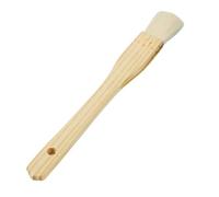 Cepillo para barbacoa con mango de madera natural para cocinar, hornear, asar al aire libre, barbacoa y cocina, incluso extender, fácil almacenamiento 060994