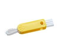 Cepillo Para Biberones Con Cerdas De Nailon Y Varilla Acero Inoxidable Biberones Limpieza Tapas Tazas Limpiador Accesorios Alimentación Bebés Uso Múltiple