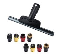 Cepillo para Boquilla de Ventana, Cabezal Escobilla Goma, Redondo, Accesorios Limpiadores A Vapor SC1 SC2 SC3 SC4 SC5 SC7 CTK10 CTK20