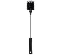 Cepillo para botella de agua, mango de acero inoxidable de 38 cm de largo, limpiador de biberones, cepillo de limpieza de cocina, para tazas, copas de vino, tazas de café, vasos, decantadores de vino,