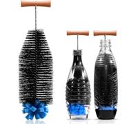 Cepillo Para Botellas Compatible Con Botellas De Vidrio Sodastream, Cepillo De Limpieza Sin Rayones, Elimina La Suciedad Rebelde, Cepillo De Limpieza Con Ajuste Perfecto