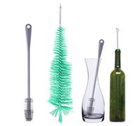 Cepillo para Botellas de Mango Largo, Cepillo Limpiador de Botellas de 15.7 Pulgadas Cepillo de Botella de Vino Cepillo de Botella de Silicona Duradero de 13 Pulgadas(2 Piezas)