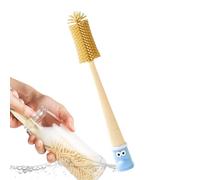 Cepillo para botellas, herramientas multifuncionales 5 en 1 para lavar vasos, cepillo de detalle para limpieza de tapas de taza, para exprimidores, tapas, extractores, extractores de leche, colector