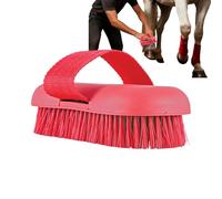 Cepillo Para Caballos Herramienta Para El Aseo 2 En 1 Con Cerdas Duras | Cepillo Para Mudar Pelo De Cabra Con Esponja Para Cuidado Diario Cabras Vacas Establo Granja Pasto Casa Jinetes Baño Muda