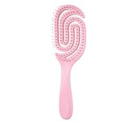 Cepillo para cabello rizado - Herramienta de peinado con cerdas huecas, alisador de masaje, cepillo anti rotura del cabello, para niñas y mujeres, salón, viaje, spa, tocador, fiesta diaria