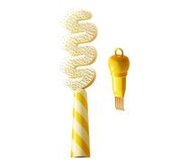 Cepillo para Cabello Rizado,Herramienta Desenredante Portátil con Agarre Antideslizante | Cepillo Secador | para Hogar Viaje Boda Spa Cuidado Personal Fiestas Festival Verano Vacaciones Diarias