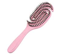 Cepillo Para Cabello Rizado Herramienta Espiral de Peinado con Cerdas | Cepillo para Peinar Para Niños Mujeres Hogar Salón Festival Viaje Spa Vacaciones Diario