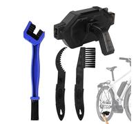 Cepillo Para Cadena, Limpia Transmisión Equipo Completo, 4 Piezas Cepillo para Cadena de Bicicleta, Para Bicicletas Motocicletas Mantenimiento Ciclistas Motoristas Y