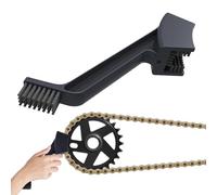 Cepillo para Cadena Moto - Quitaóxido De Cabezal Doble Universal - Limpiacadenas Motocicleta - Uso En Taller, Hogar, Desplazamientos Diarios Y Larga Distancia