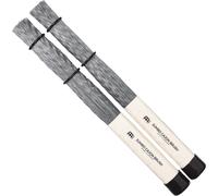 Cepillo para caj n jumbo Meinl Stick & Brush con tacos de nailon y anillas ajustables - Fabricado en Alemania - Gris (SB306)