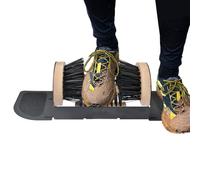 Cepillo para calzado - Cepillo de cerdas rígidas de 23,5 pulgadas, raspadores de botas flexibles con cepillos para exteriores, herramienta raspadora de limpieza de botas de metal | Removedor de cepill