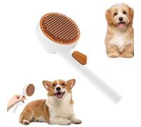 Cepillo para cambiar el pelaje, peine para el cuidado de gatos, peines para el cuidado del pelaje - función de masaje suave, cepillos para perros de acero inoxidable para el cuidado del pelo, limpieza