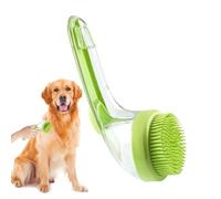 Cepillo Para Champú De Perros - Accesorio De Baño Para Mascotas,Cerdas De Silicona Antideslizantes Para Limpieza Masaje En Ducha Mascotas Interior Exterior Spa