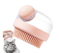 Cepillo para champú para perros, cepillo de baño para perros | Cepillo portátil para lavado de perros - Cepillo para aseo de , peine para corto, esponja de baño para perros con dispensador