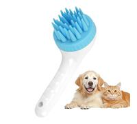 Cepillo para champú para perros - Cepillo para exfoliante de Petricals | Masseur Exfoliante Para El Cuero Cabelludo Para Cachorros | Cepillo De Champú Y Exfoliante De Manga Larga Para Perros Y Gatos