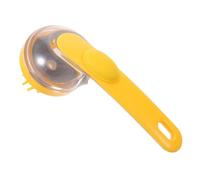 Cepillo para Champú y Cuero Cabelludo con Mango Largo y Abs | Aplicador con Dispensador Integrado, Cerdas Suaves Tpr, Uso en Ducha, Color Amarillo, Manejo Sencillo