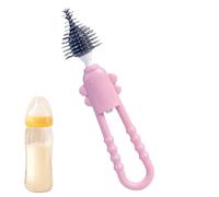 Cepillo para chupete, cepillo para biberones - Cepillo de limpieza de chupete de silicona - Limpiador de biberones y silicona para la limpieza del chupete