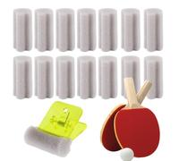 Cepillo para colas de pong - Espátula gris, control de salida del líquido soluble, limpiador para la estabilidad de las superficies del bate de pádel, equipo de repuesto acolchado Lisc