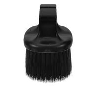 Cepillo para Cortar el Pelo Anillo, Limpieza Rápida Negra | Plástico y Fibra, Cómodo de Manejar y Fácil de Limpiar, para Salón y Rutina Personal