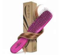 Cepillo para cuero cabelludo MarQus - desenreda sin tirones - cepillo desenredante para todo tipo de cabello, cepillo para brillo y volumen, 1 unidad Pinkvelvet