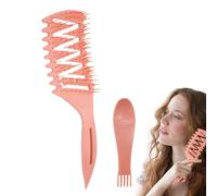 Cepillo para definir rizos,Cepillo para definir rizos ventilado, Cepillo para el cabello que define los rizos, Cepillo de rizos separador con ventilación de estilo portátil para hombres, mujeres, adul