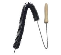 Cepillo para desagües Cepillo de limpieza, herramienta dragado drenaje tuberías agua, limpiador Flexible, plumero radiador, pelo largo Para la limpieza