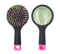 Cepillo para desenredar el cabello con base de cojín para manos y pies de esqueleto humano