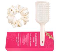 Cepillo para desenredar el cabello con coleteros para mujeres y niñas, accesorios desenredantes ventilados, no tira del cabello desenredante ventilado