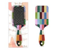 Cepillo para desenredar el cabello para mujeres y hombres, cepillo flexible de cerdas suaves (bloques de graffiti de pintura)