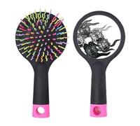 Cepillo para desenredar el pelo con base de cojín estilo cinco duendes de estilo chino