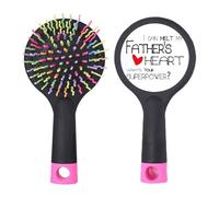 Cepillo para desenredar el pelo con el texto en inglés "I Can Melt My Father's Heart Best Papa Love Salon