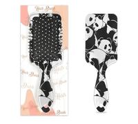 Cepillo para desenredar el pelo para mujeres y hombres, cepillo flexible de cerdas suaves (grupo lindos pandas)