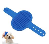 Cepillo para Ducha de Perros | Mango Ajustable Eliminación de Pelo Muerto Masaje Relajante | Cepillo de Baño con Frotador para Perros | para Uso Doméstico, Peluquería Canina y Cuidado Diario