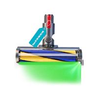 Cepillo para Dyson V7 V8 V10 V11 V15 - Cabezal con luz LED verde para revelar y aspirar el polvo invisible - Cepillo motorizado para aspiradora Dyson - Accesorio de repuesto para suelos duros