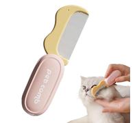 Cepillo para el aseo del perro | Cepillo para perros y gatos quita el pelo, accesorio de tocador plegable para quitar pelo y nudos para cachorros y adultos, interior y exterior