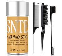 Cepillo para el cabello, barra de cera suave, encrespamiento, colas de caballo, moños, gel, pomada, blam stick para mujeres, accesorios de peinado para niñas y niños