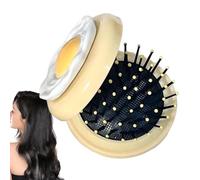Cepillo para el cabello con cojín de aire, Peine para el cabello con cojín de aire, Peine de Masaje con Diseño de Huevo Escalfado, Cepillo portátil para el cuero cabelludo, lindo peine de dibujos anim