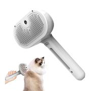Cepillo para el cabello de perro, cepillo de vapor de mascotas - Peine de derramamiento de gatos | Cuidado recargable de fraude para perros para perros para viajes al aire libre en el hogar