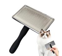 Cepillo para el cabello del perro, cepillos para mascotas para perros | Cepillos para perros de aseo para mascotas para desprenderse | Masavoqueo de rastrillo de metal con agujas de metal, suministros