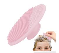 Cepillo para el cabello, masajeador para el cuidado del cuero cabelludo, limpiador de silicona con resistente, accesorio de ducha de fácil agarre, ideal para el hogar, viajes y lugar de