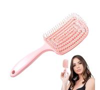 Cepillo para el cabello para desenredar el , cepillo curvado para secador, masaje ventilado, peine curvado, cepillo de secado rápido, peine de volumen recto para hombres, mujeres, despertar